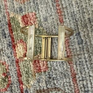 Kendra Scott Gold and Mother of Pearl Cuff Bracelet